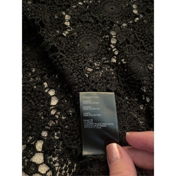 Kimchi Blue Black Lace Blouse - Picture 4 of 4